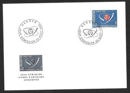FDC 338 Atomkonferenz ET Genève 25.8.1958