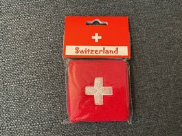 Suisse! Bandeau éponge rouge/blanc NEUF