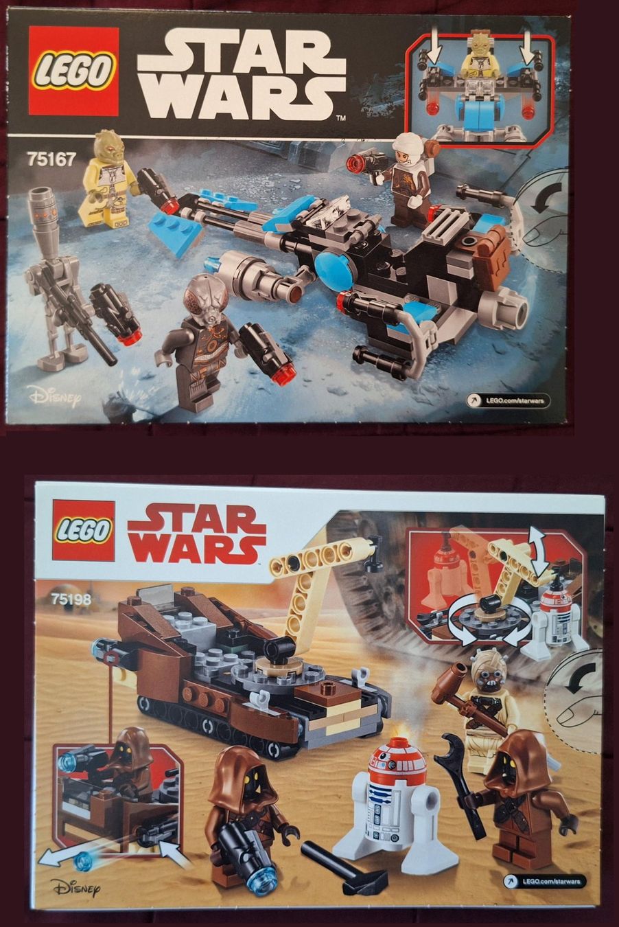 Star Wars Baukästen: Lego Star Wars 75167 + 75198 – Neu und originalverpackt aus Genève von Brick-Fan-GeneveCH 1