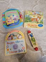 Tolles Kinderbuch-Set: Tierkinder, Liederbuch, Holzspiel