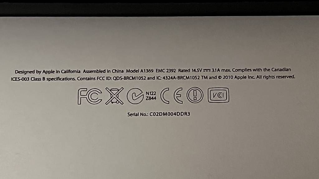 Notebook: Macbook Air 120GB SSD – Usato da Itingen venduto da Haefi 3