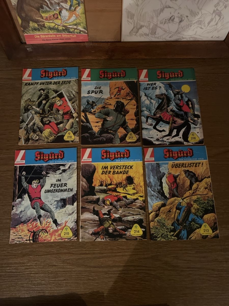 Comics: 6 x Sigurd Comics Original Lehning Sammlung Vintage Comics – Gebraucht aus Gysenstein von Comic_sammler
