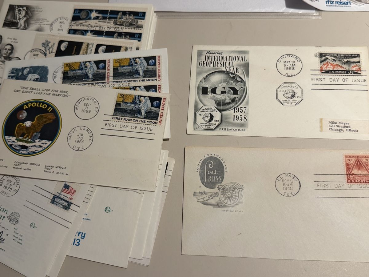 Alle Briefmarken: Box voll mit ASTRO-Philatelie – Gebraucht aus Lufingen von Rac0 6