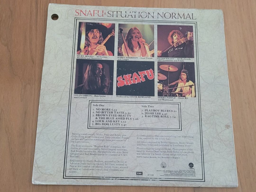 Schallplatten: LP  Snafu – Gebraucht aus Martigny von MZ-67 1