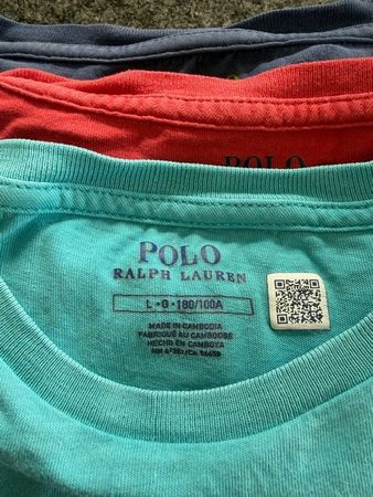 Drei T-Shirt von Polo Ralph Lauren in Grösse L 180/100A