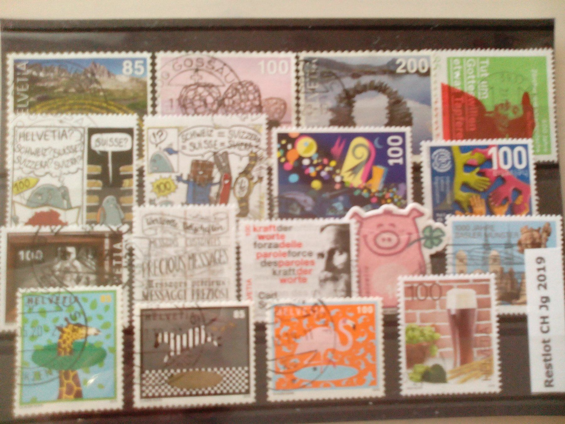 Tous les timbres: Restlot CH Jg2019 – D'occasion à Brüttisellen par goldtaler