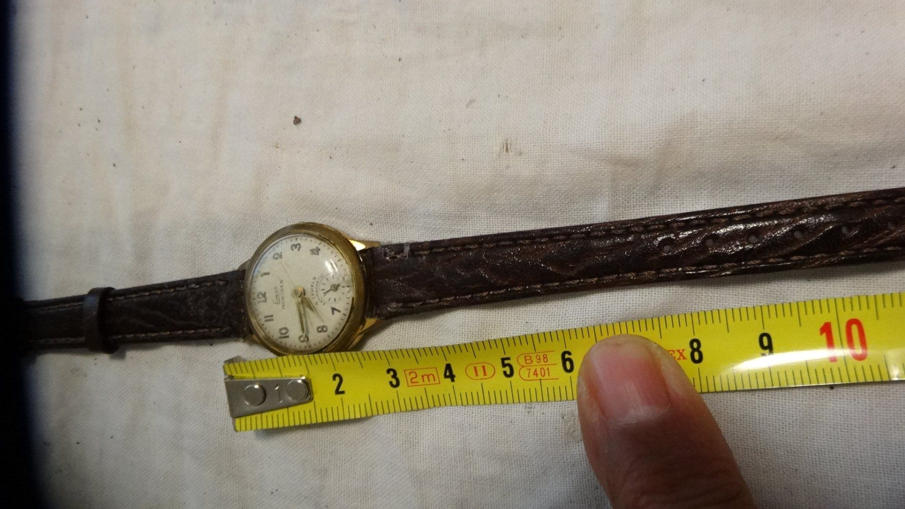 Orologi: EMES DAMEN SECONDEN CHRONO UHR.HANDAUFZEUG.4J.PROBLEM-LÄÜFT. – Usato da zürich venduto da ahmad01 4