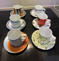 Espressotassen mit Untertassen 6er Set Graf von Henneberg Pf