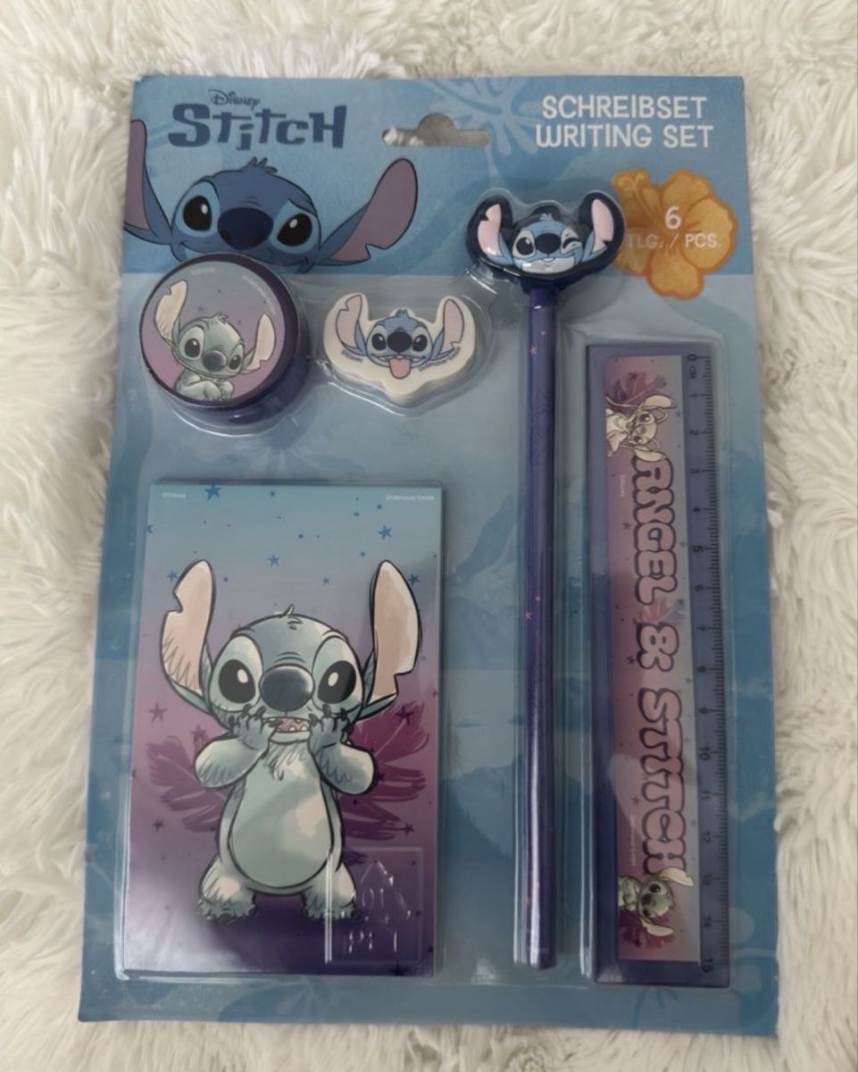 Bleistifte, Farbstifte & Kreide: Stitch Schreibset | NEU! – Neu und originalverpackt aus Sins von sum_lv6d