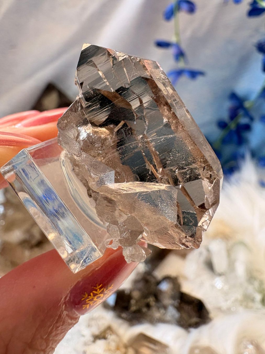 Pietre preziose: Rauchquarz Gwindel Grimelpass – Nuovo e nell'imballaggio originale da Neuheim venduto da m.hald 3