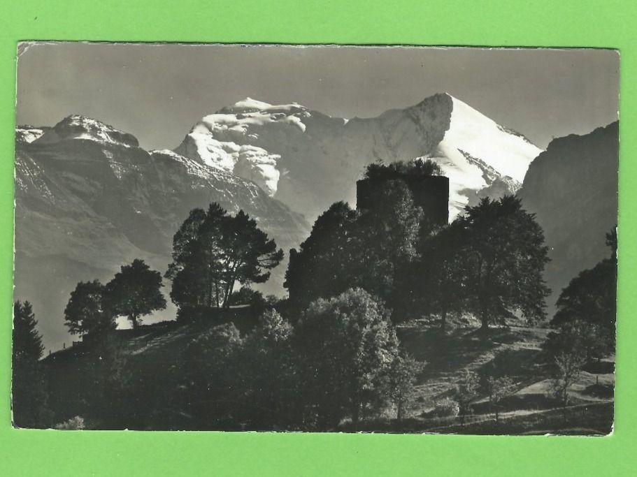Ansichtskarten: Frutigen, Ruine Tellenburg – Gebraucht aus Zürich von t24_de