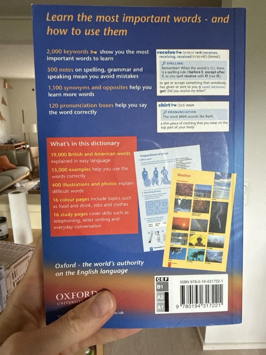 Libri: Oxford Essential Dictionary - English for Beginners A1/B2 – Usato da Zürich venduto da ana_pb66 1