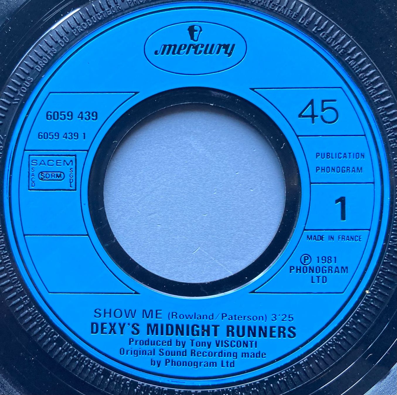 Schallplatten: DEXYS MIDNIGHT RUNNERS - SHOW ME / SOON – Gebraucht aus Poliez-Pittet von Newtown-Records 2