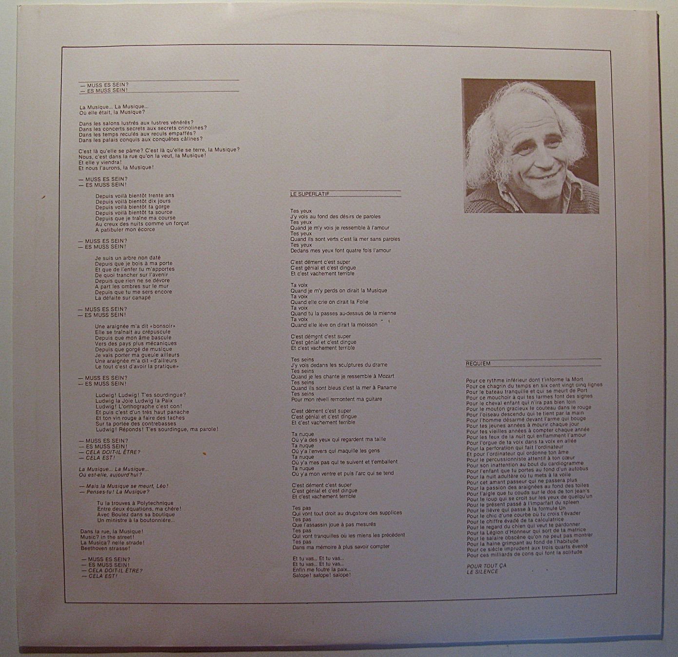 Vinyles: LEO FERRE "Je Te Donne"  LP in VG+ – D'occasion à Monthey par Pingmub 6