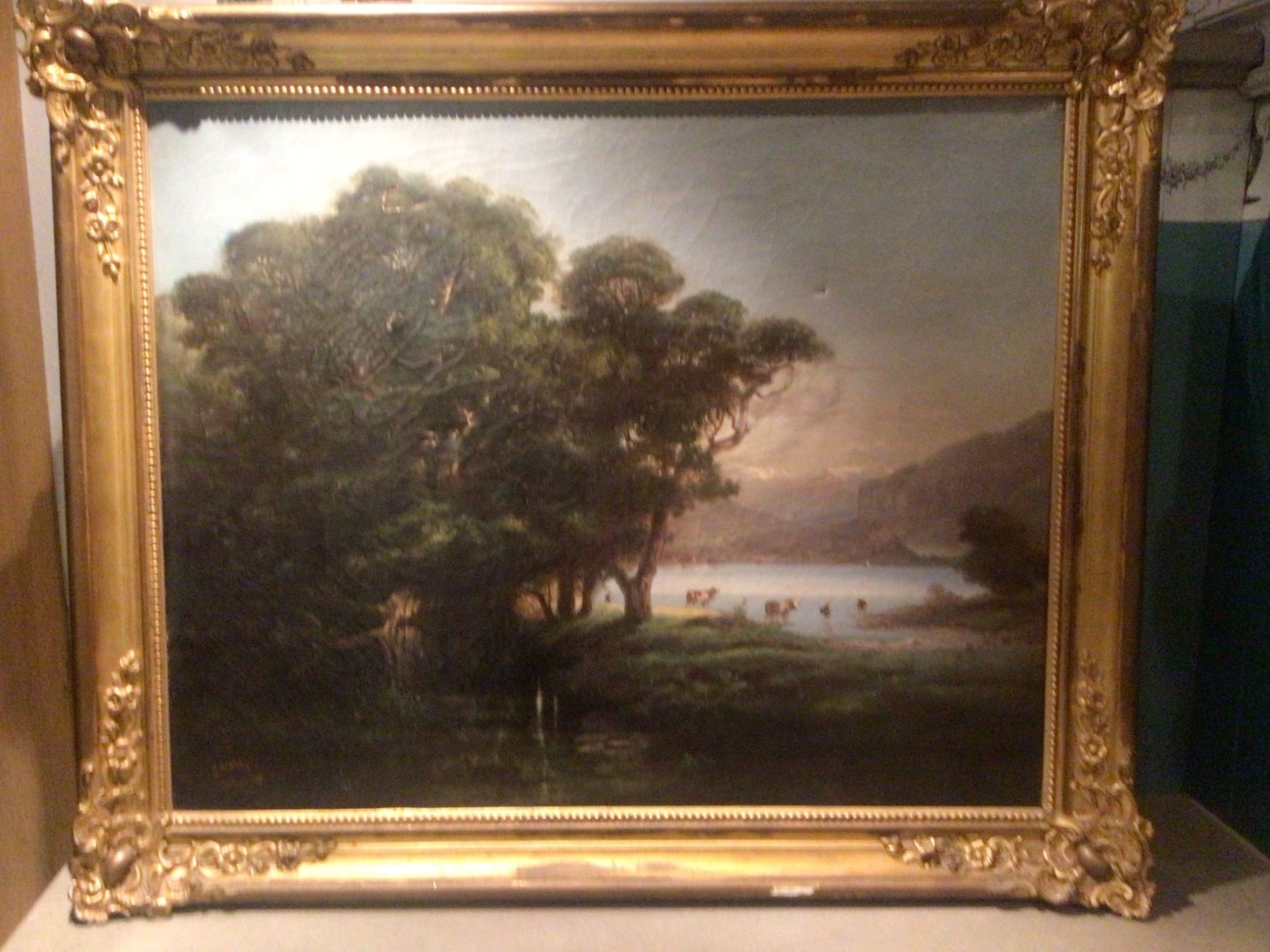 Dipinti: Därligen am Thunersee von G. Stähle Datiert 1875 – Usato da Schleinikon venduto da Laegern99 1