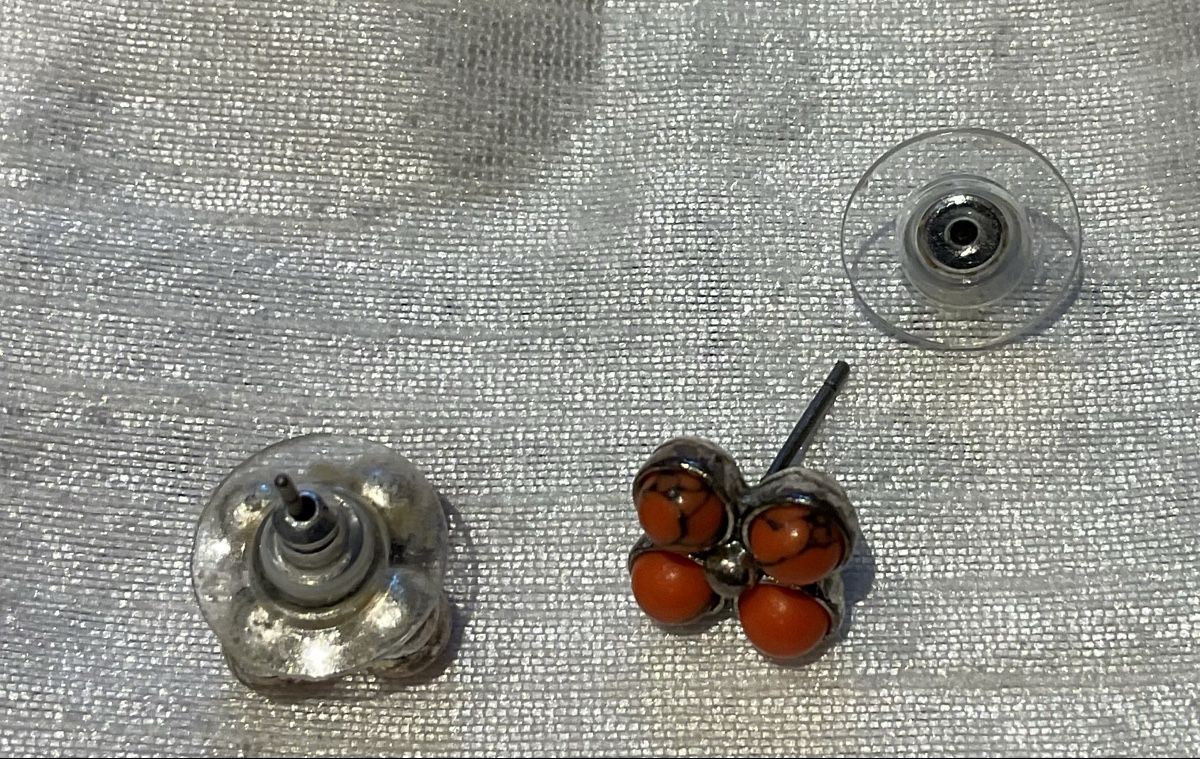 Orecchini pendenti & Orecchini a lobo: Ohrstecker orange – Usato da Lupsingen venduto da Fabboy 1