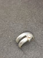 Vintage 925er Silber Ring mit Bergkristall Top