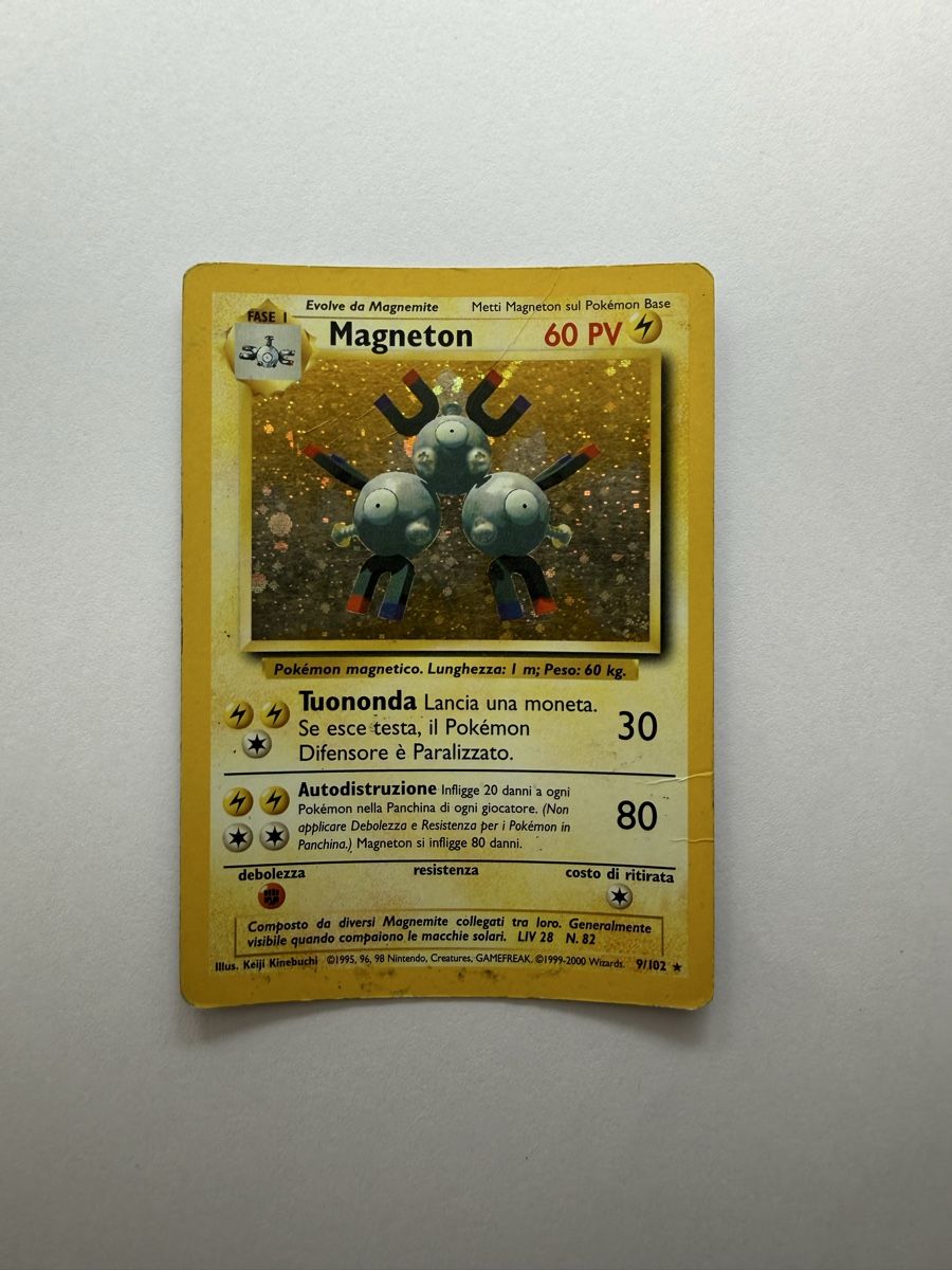 Pokémon Carte collezionabili: Magneton 9/102 holo italian – Usato da Lugano venduto da ktm_7jr7 1