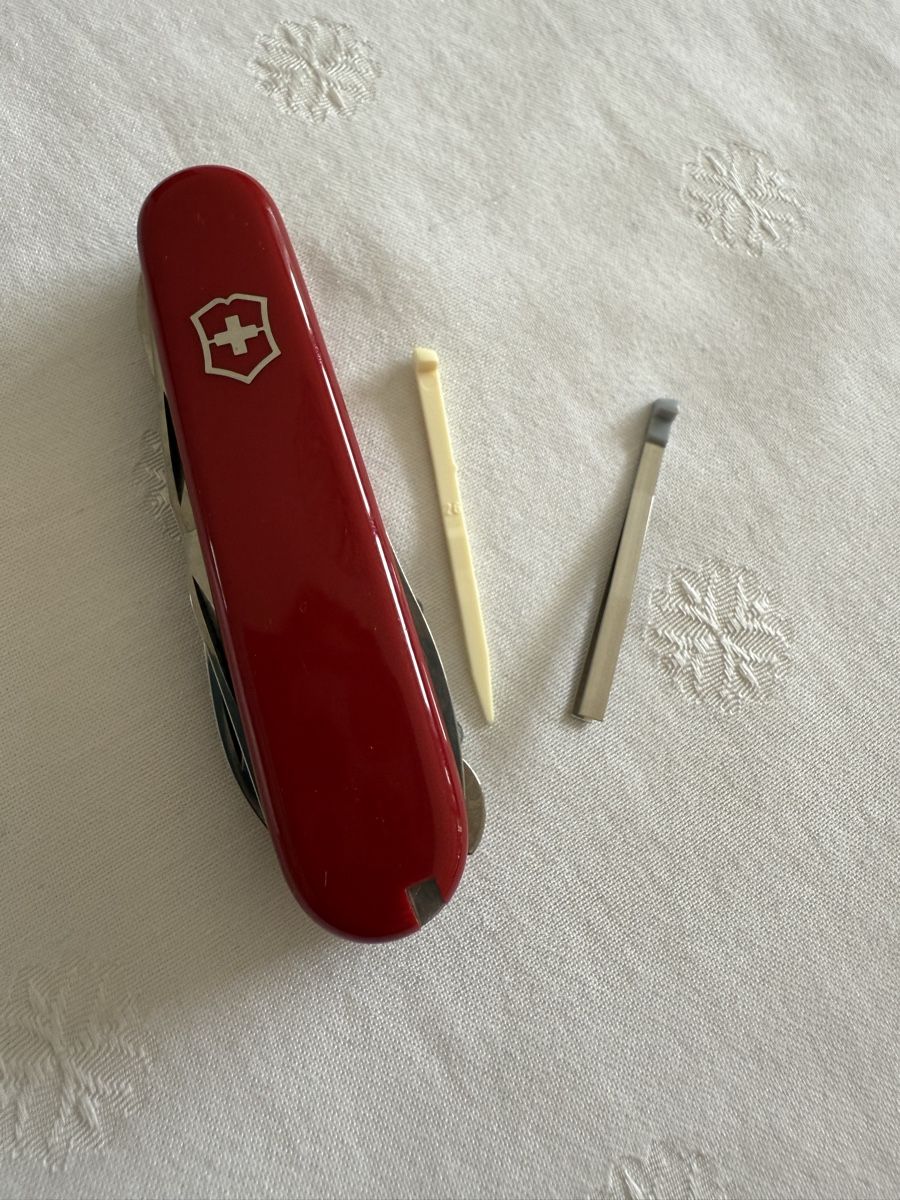Victorinox Taschenmesser: Victorinox Sackmesser mit Webung Sulzer – Gebraucht aus Uster von Schangnau87