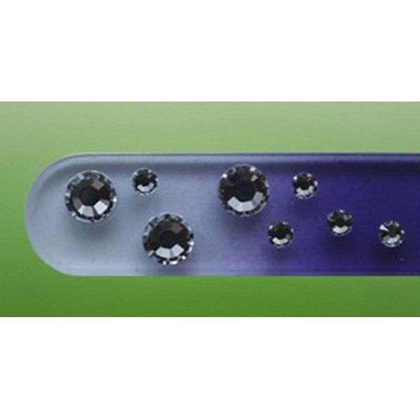 Bicchieri: Glasnagelfeile mit Preciosa Steine – Nuovo e nell'imballaggio originale da Mosnang venduto da Glascom2