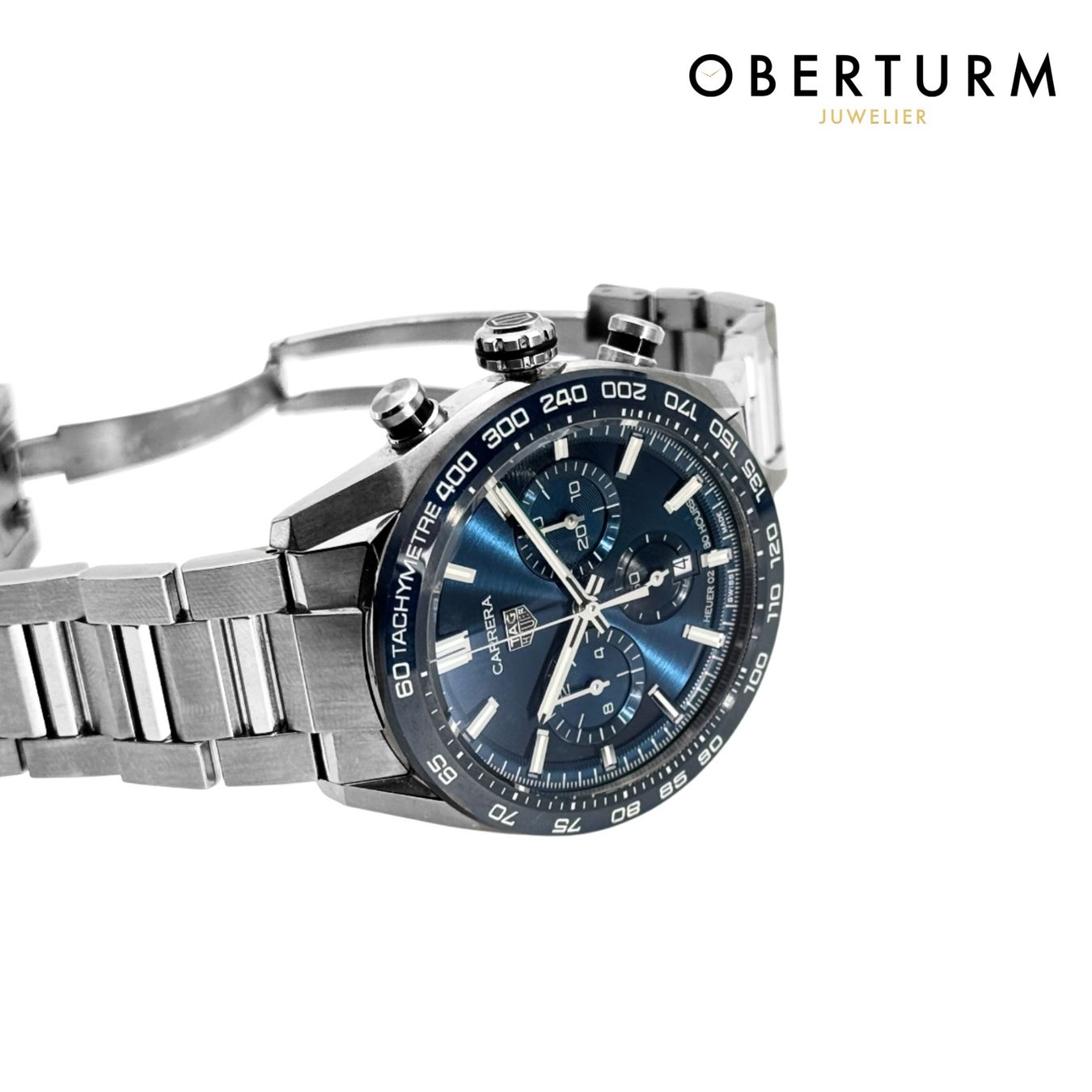 Tag Heuer Orologi: TAG Heuer Carrera Chronograph Blau – Usato da Brugg AG venduto da Oberturm 3