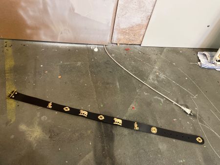 Chüeligurt Kuhgurt Leder 100cm