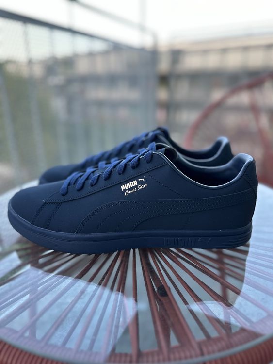 Puma court store star bleu