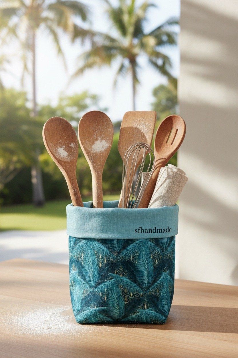 Toutes les décorations: *Palm Leaf* Utensilo - sfhandmade – Neuf (Voir description) à Baar par sfhandmade