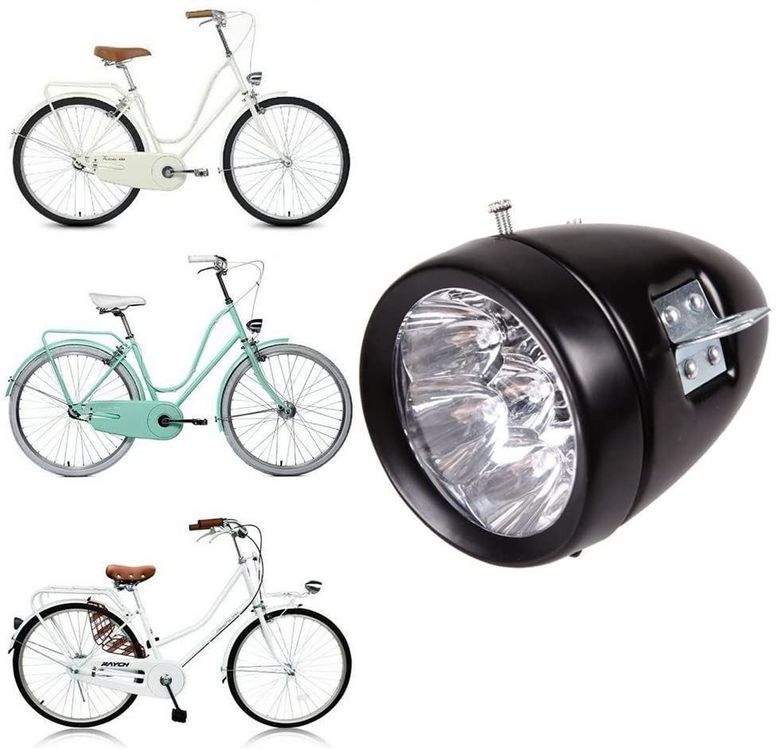 Phare LED lampe Velo Vintage Eclairage Acheter sur Ricardo