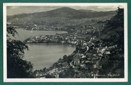 Montreux, vue générale, 1933, gelaufen