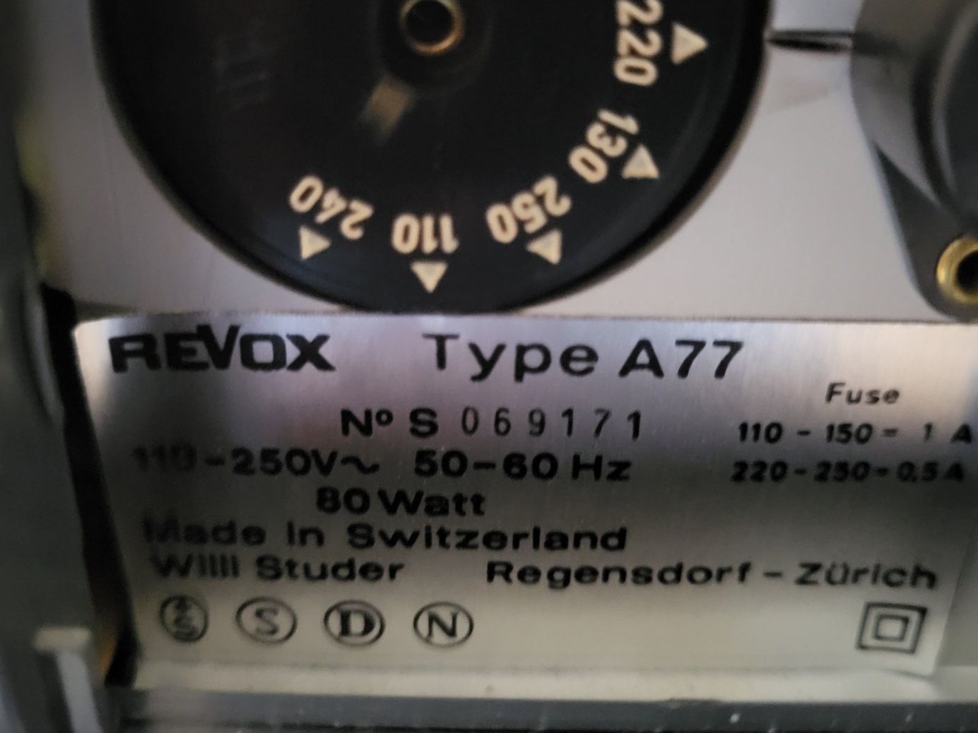 Revox Appareils à bandes: Revox A77 – Défectueux à St.Gallen par Fulvia0 7