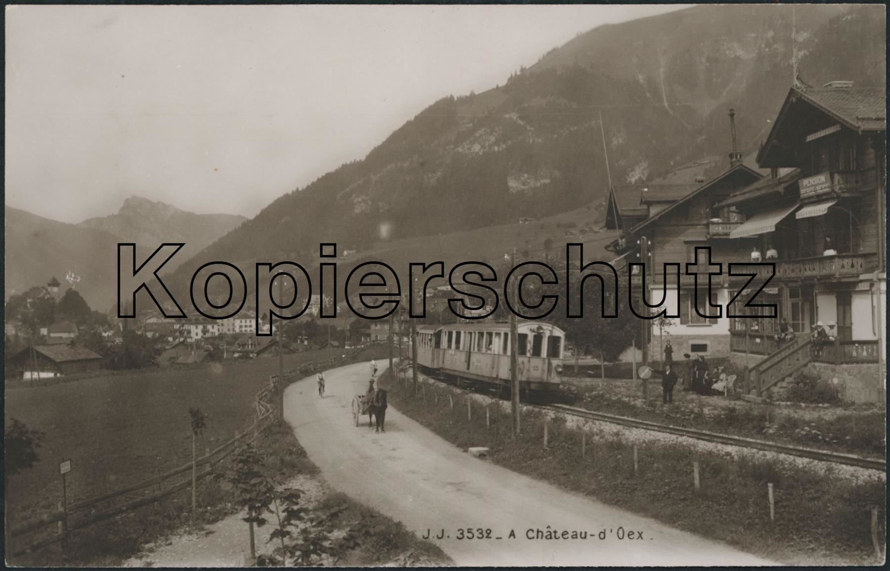 Ansichtskarten: VD Château d'Oex - Bahn MOB – Gebraucht aus Schindellegi von leecollect