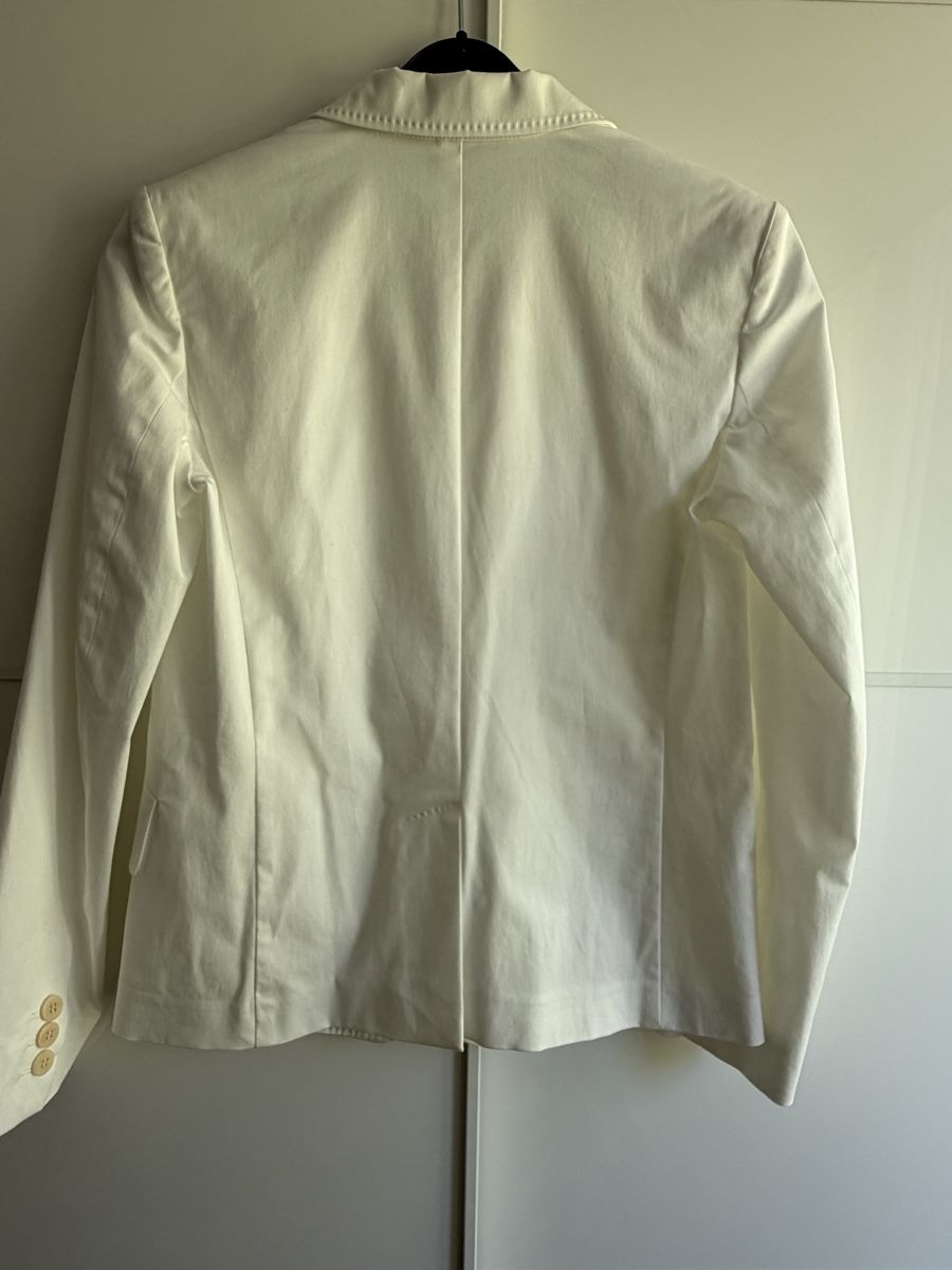 Max Mara Giacche: Weekend Max Mara Blazer weiss Gr. 38 Baumwolle – Usato da Winterthur venduto da marisole4 4
