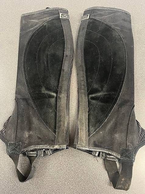 Stinchiere & Fasciature: Reitchaps/Gamaschen Canvas/Leder, Grösse S – Usato da Egliswil venduto da Fiji007 2