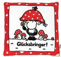 Kissen - Kuschelzeit Plüschkissen Glücksbringer!