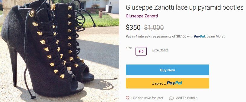 Zanotti Scarpe da donna: Giuseppe Zanotti Stiefeletten / bottines .36 – Usato da Collonges venduto da arashee 9