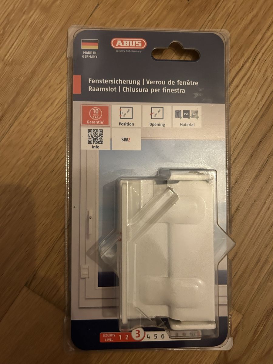 Abus Schlösser: ABUS Fenstersicherung, Weiss, Neu & Original! – Neu und originalverpackt aus Ostermundigen von mehoderminger