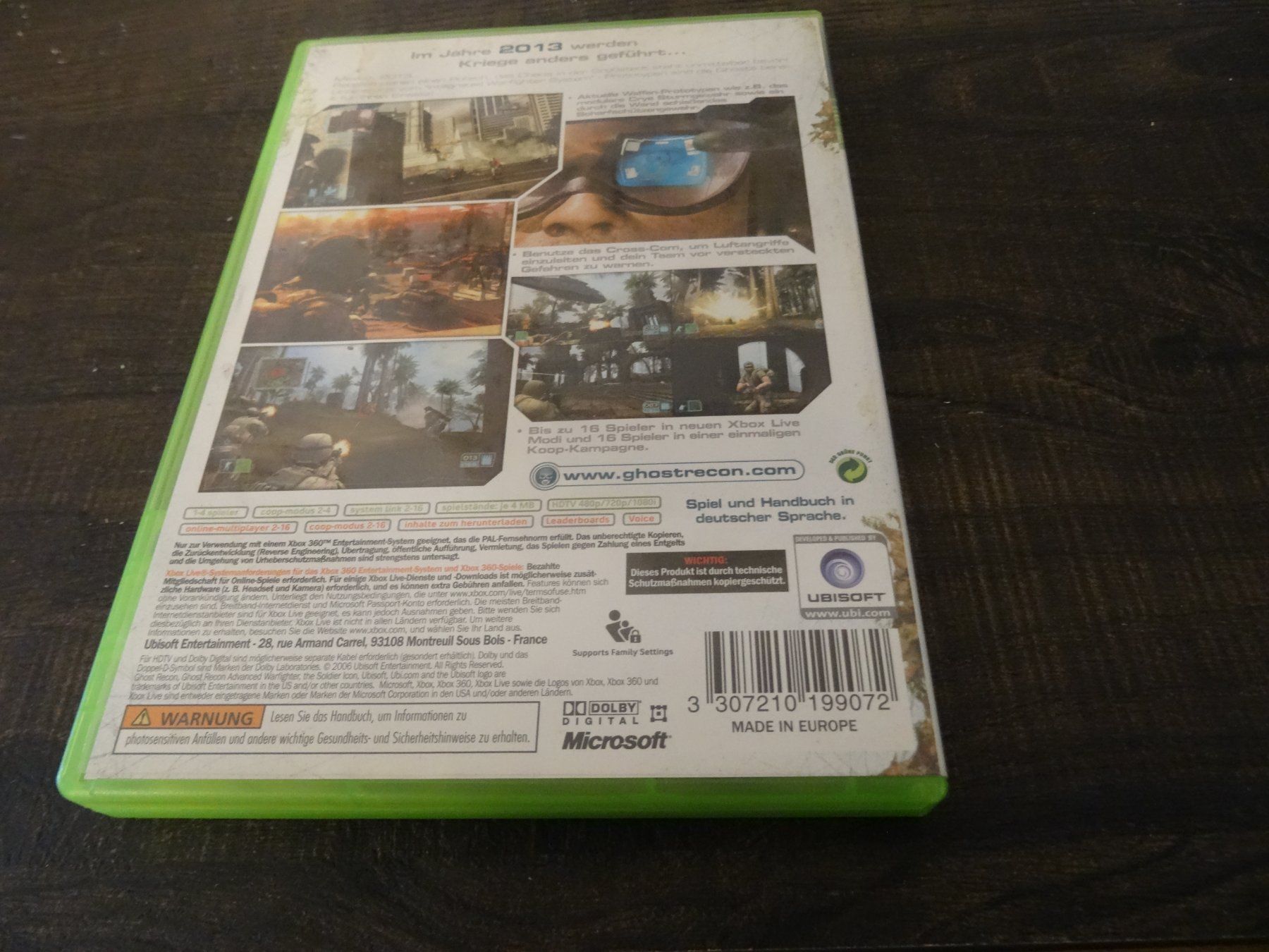 Microsoft Giochi: Tom Clancy's Ghost Recon Advanced Warfighter XBOX 360 – Usato da Olten venduto da Disc-Verkauf 2