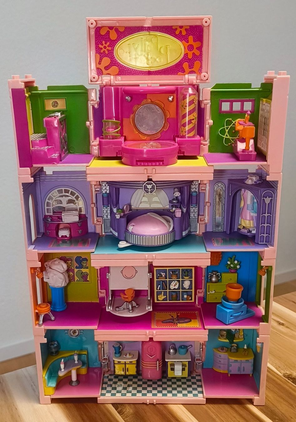 Polly Pocket Giocattoli: Polly Pocket Blue Bird Stapelvilla – Usato da Olten venduto da Pungseon2x 2