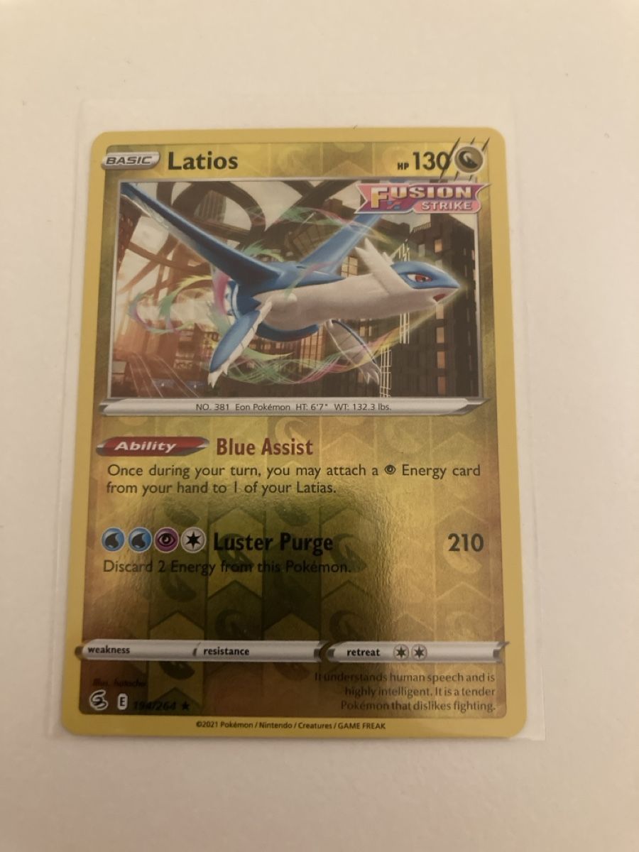 Pokémon Carte collezionabili: Latios EN 194/264 – Nuovo (secondo la descrizione) da Wohlen AG venduto da Liridon22