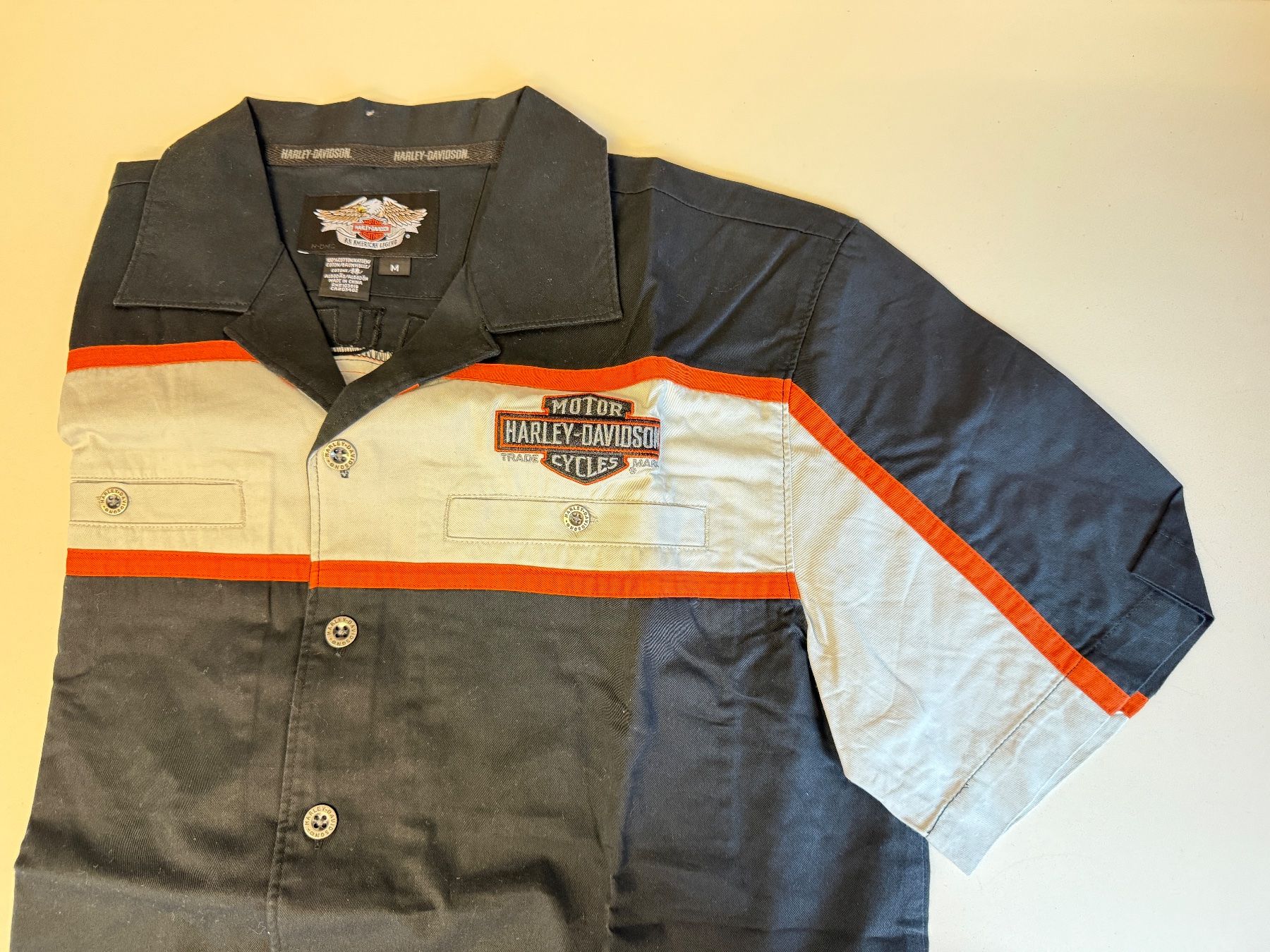 Harley-Davidson Camicie: Harley-Hemd, kurzarm, Grösse M – Usato da Steinhausen venduto da Erwa1