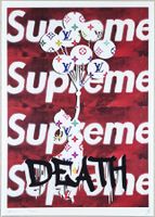 Death NYC Pop Art Druck  Supreme Banksy Vuitton Balloon Girl