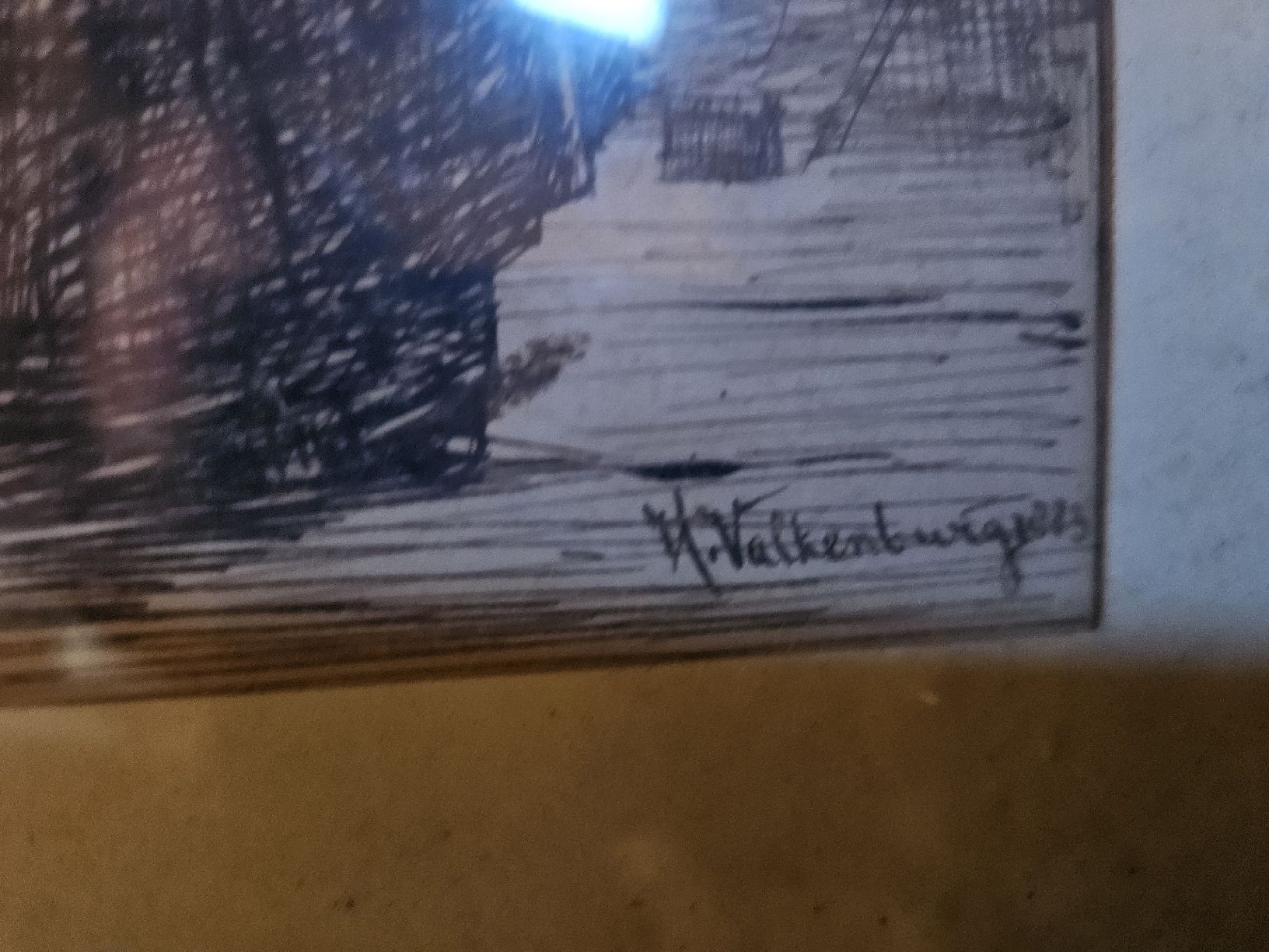 Foto & Immagini: bild antik handzeichnung – Usato da Schwellbrunn venduto da Omega-alpha 2
