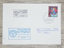 CL17 Enveloppe + Timbre Suisse 1970