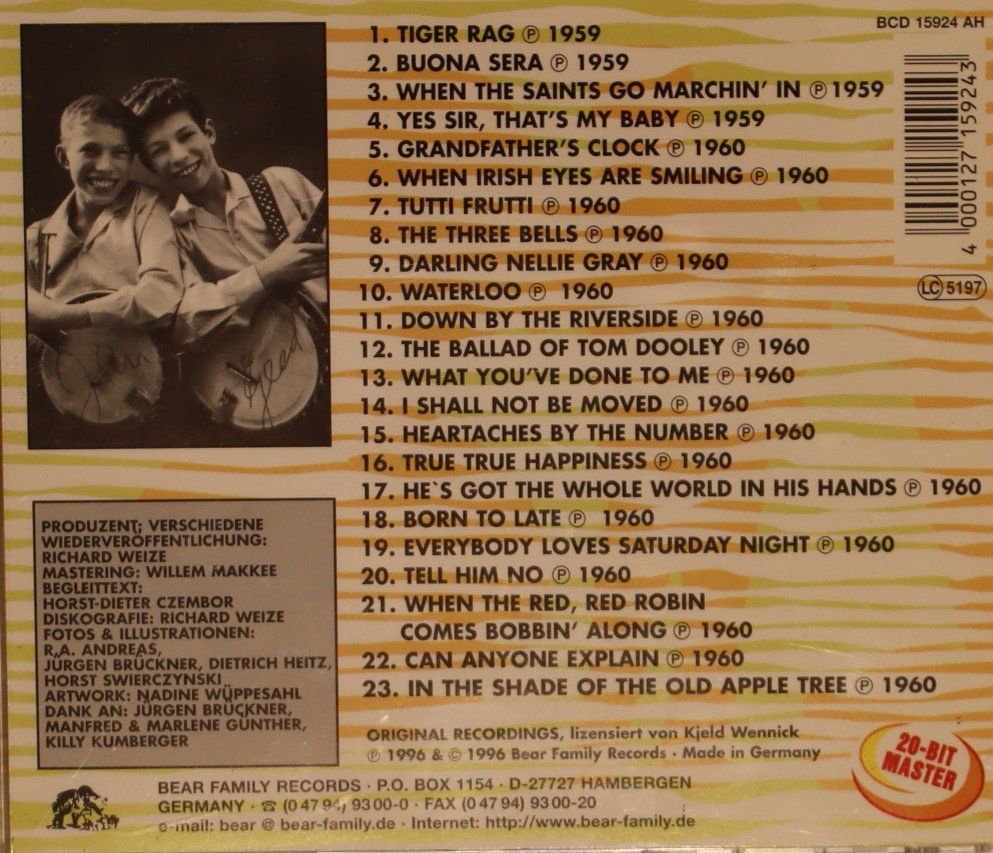 CD: Jan & Kjeld – Tiger Rag – Usato da Luzern venduto da CONTENTI 2