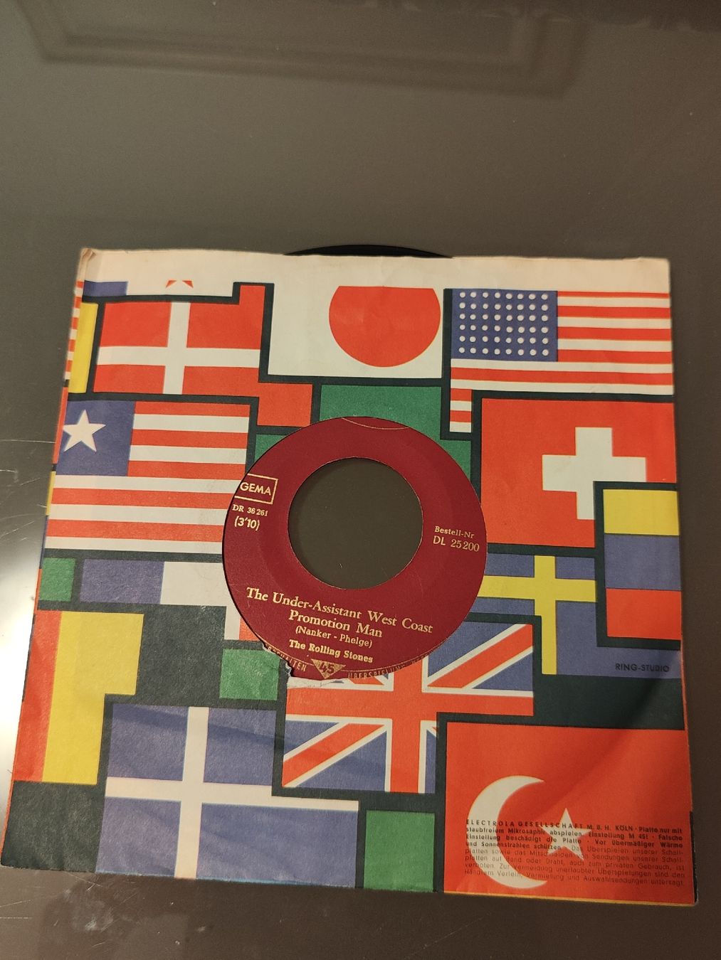 Dischi in vinile: disco 45 giri Satisfaction - The Rolling Stones – Usato da Massagno venduto da Massimo037 1