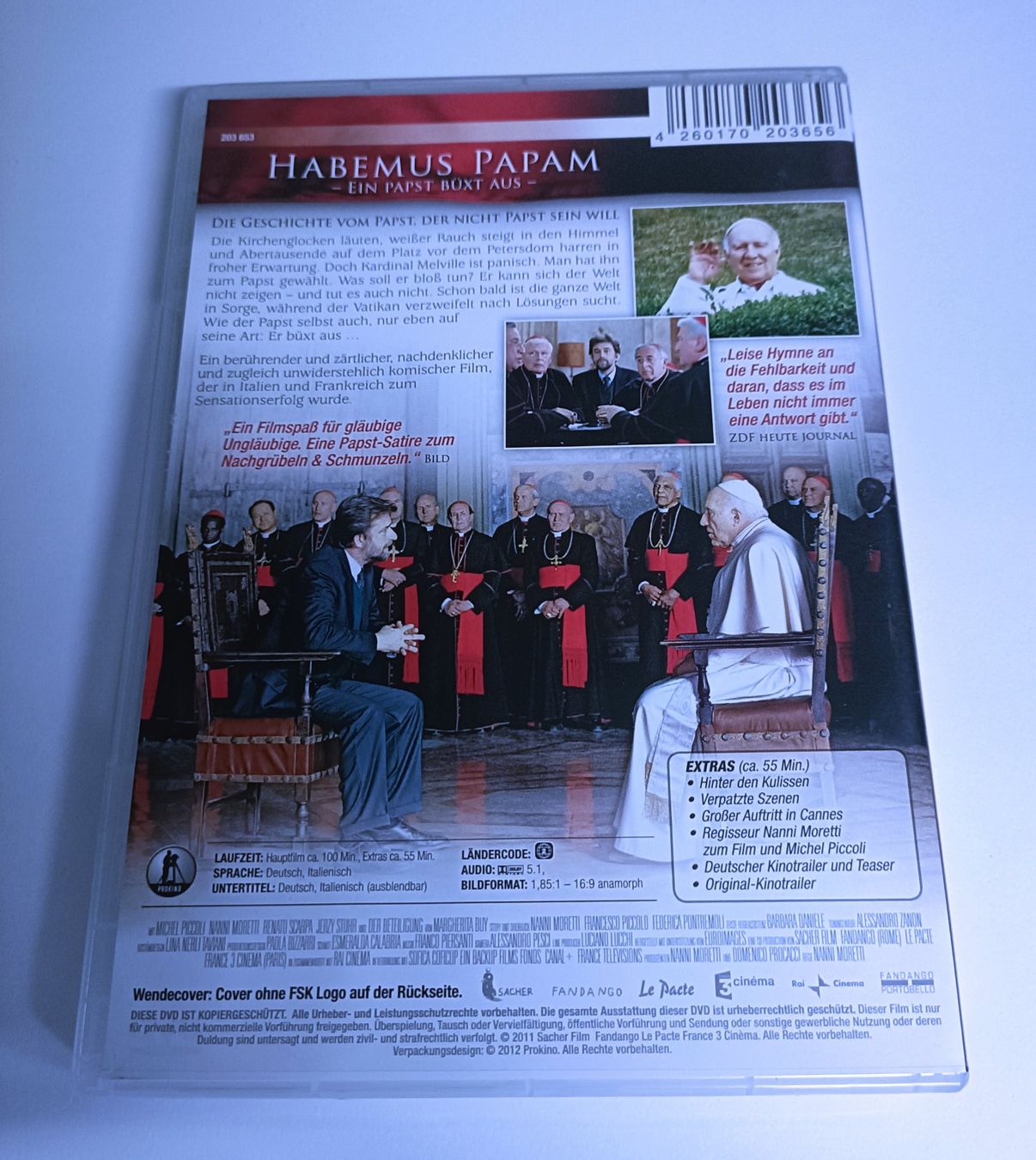 Tous les DVDs: Habemus Papam - Ein Papst Büxt aus – D'occasion à Köniz par Movieportal007 1