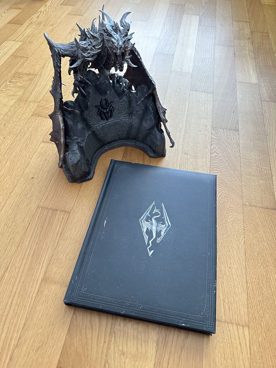 Libri: The elder scrolls V Skyrim - Buch und Drache  – Nuovo (secondo la descrizione) da Schüpfen venduto da Poly_pi