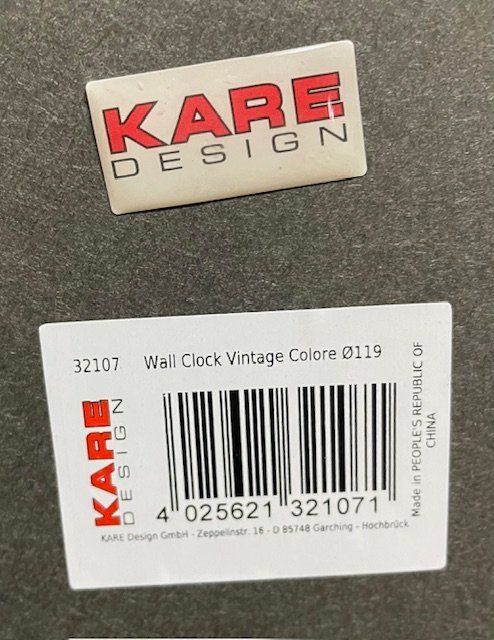 Kare Orologi da terra & Orologi da parete: Wanduhr Kare Design – Usato da Oberrieden venduto da Ket25 2