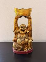 Lachender Buddha - Statue aus Hold, 45 cm hoch